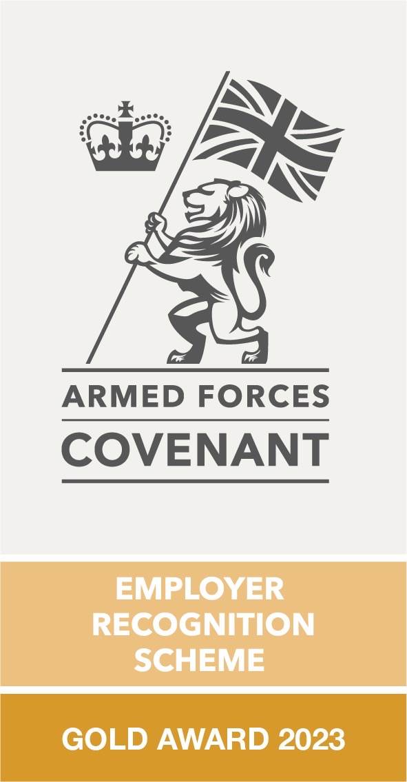 Armed Forces Covenant Employer Recognition Scheme - GOLD Award